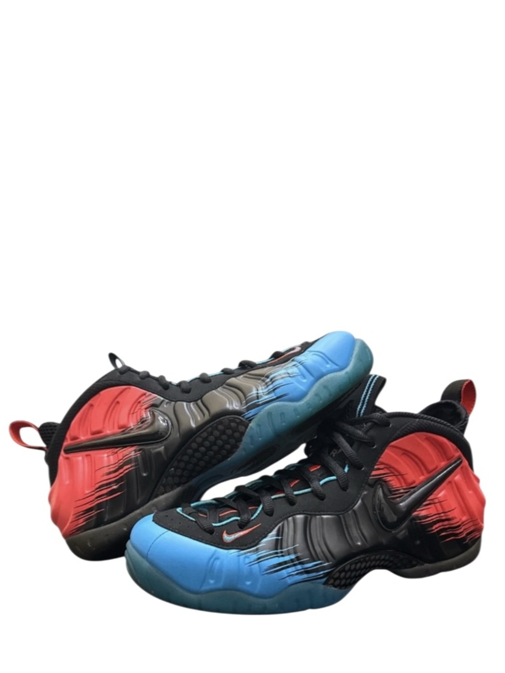 NIKE - AIR FOAMPOSITE PRO RED BLUE BLACK “SPIDERMAN EDITION” SNEAKERS